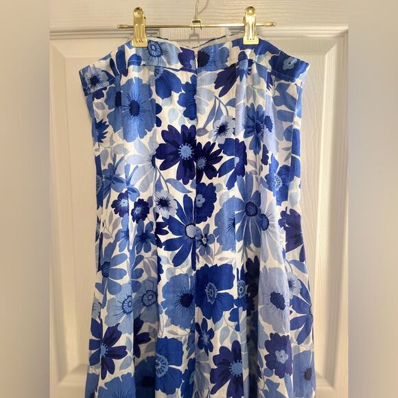 DISSH Floral Linen Strapless Maxi Dress - Picture 8 of 10